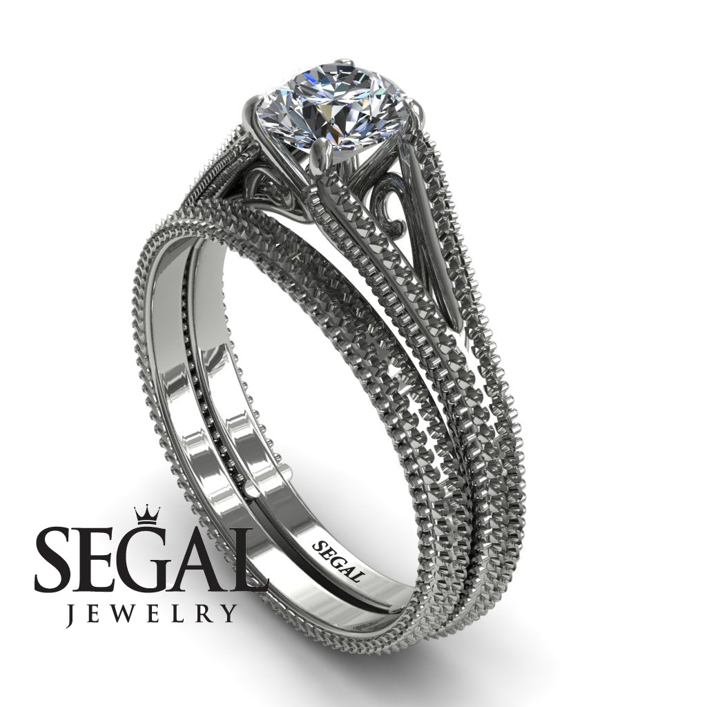 The Royal Queen Bridal Set Diamond Ring- Eva no. 3 Ali's order
